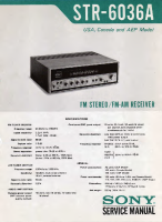 Sony STR-6036A - Service Manual 